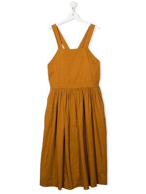 Molo cross-strap pinafore dress - Orange