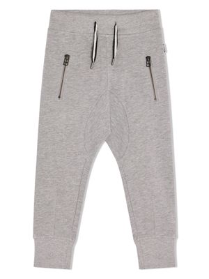 Molo drawstring-waistband cotton-blend track pants - Grey