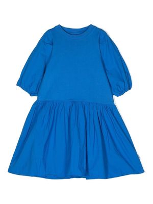 Molo dropped waist organic cotton dress - Blue