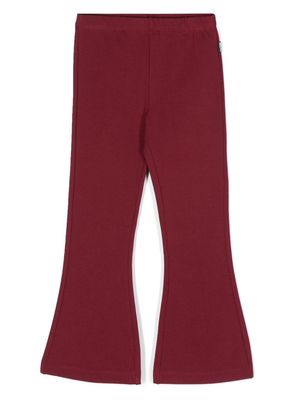 Molo elasticated-waistband flared trousers