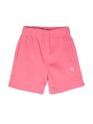 Molo embroidered track shorts - Pink