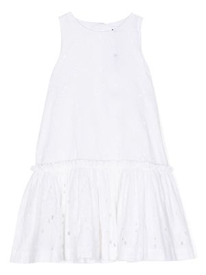 Molo floral-lace cotton dress - White
