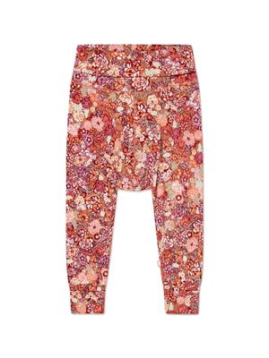 Molo floral-print drop-crotch trousers - Multicolour