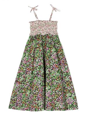 Molo floral-print flared dress - Pink