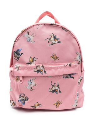 Molo graphic-print zipped backpack - Pink