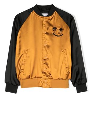 Molo Harly Smile Back bomber jacket - Yellow