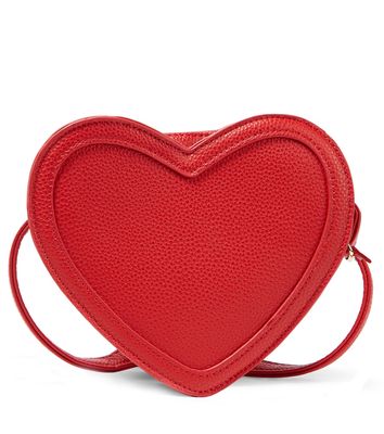 Molo Heart faux leather shoulder bag
