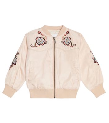 Molo Helena embroidered bomber jacket
