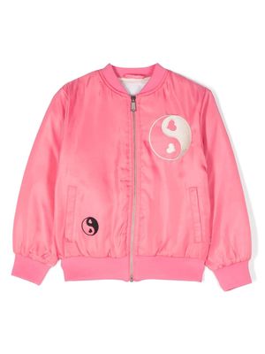 Molo Hella patches bomber jacket - Pink