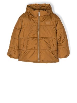 Molo hooded zip-front jacket - Brown
