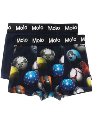 Molo Justin pack of two boxers - Blue