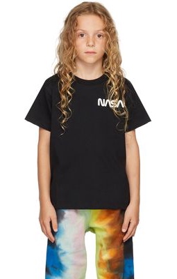 Molo Kids Black 'Nasa' Rame T-Shirt