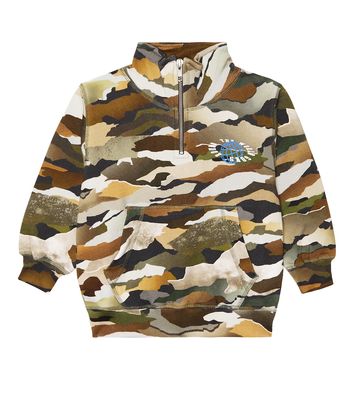 Molo Mads camouflage cotton sweatshirt