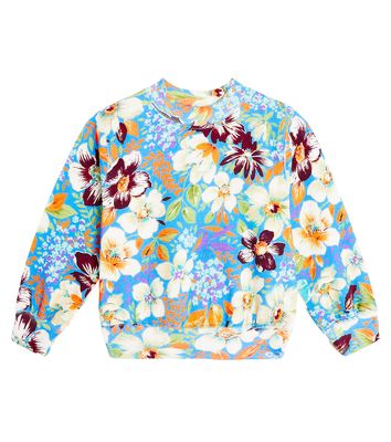 Molo Marge floral cotton jersey sweatshirt