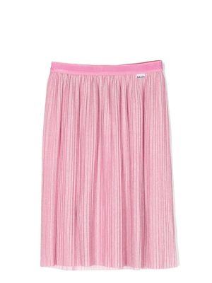 Molo metallic-threading tutu skirt - Pink