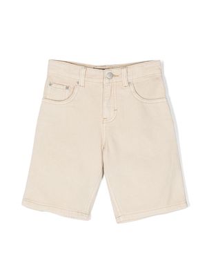 Molo mid-rise denim shorts - Neutrals