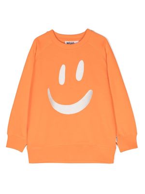 Molo Mike organic cotton sweatshirt - Orange