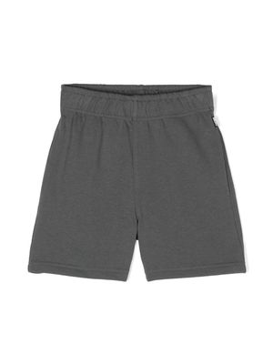 Molo mini-logo tag jersey shorts - Grey