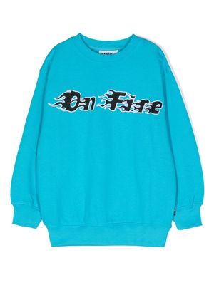 Molo Monti cotton sweatshirt - Blue