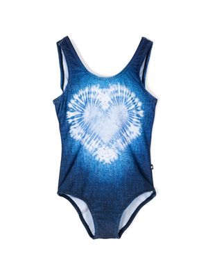 Molo Nika paradise-print swimsuit - Blue