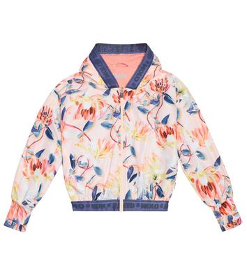 Molo Ophelia zipped floral hoodie
