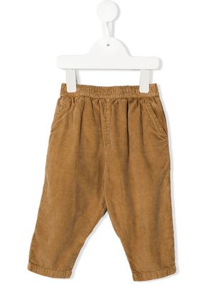 Molo organic cotton corduroy trousers - Brown