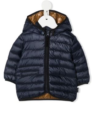 Molo padded zip-up hooded jacket - Blue