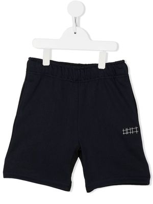 Molo patch-detail panelled track shorts - Blue