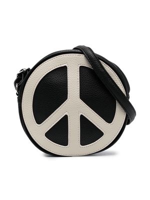 Molo peace round crossbody bag - Black
