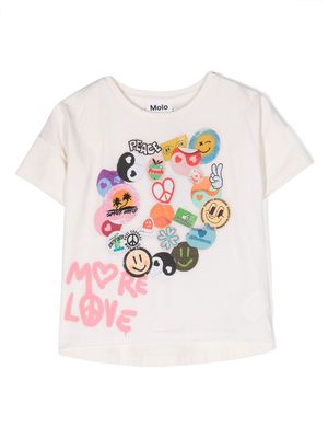 Molo Raeesa More Love T-shirt - Neutrals