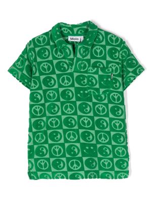 Molo Randel terry-cloth shirt - Green