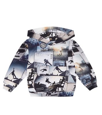 Molo Ratata printed cotton hoodie