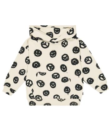 Molo Ratata printed cotton jersey hoodie