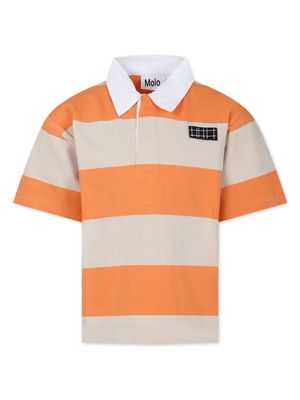 Molo Reef striped polo shirt - Neutrals