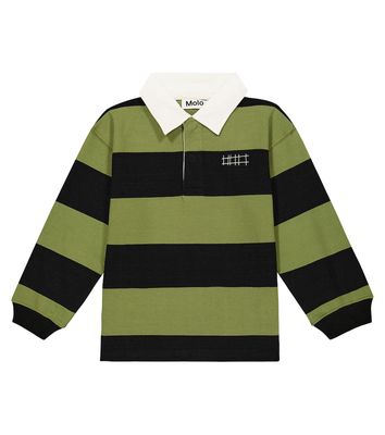 Molo Relz striped cotton polo shirt