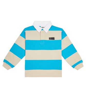 Molo Relz striped jersey polo shirt