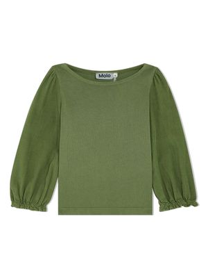 Molo Rhoda crew-neck sweatshirt - Green