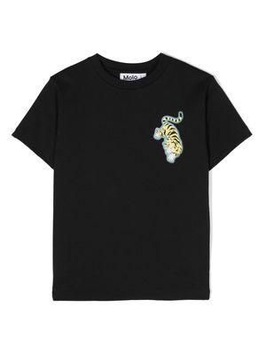 Molo Riley organic-cotton T-shirt - Black