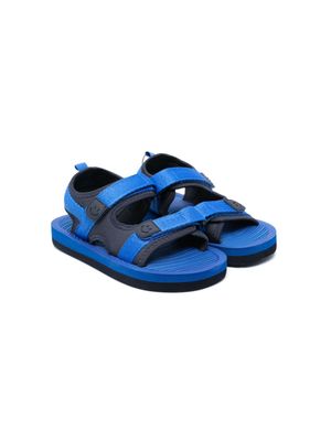 Molo smile-face motif sandals - Blue