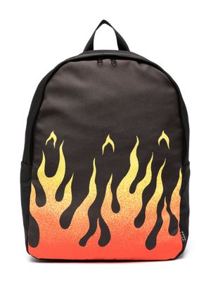 Molo Solo flame-print backpack - Black