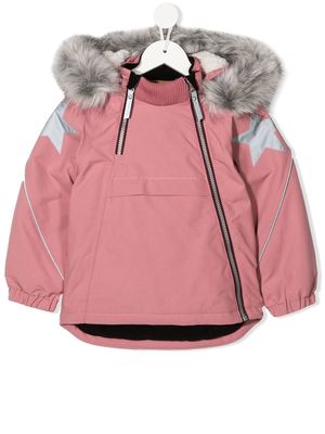 Molo star-print hooded padded jacket - Pink