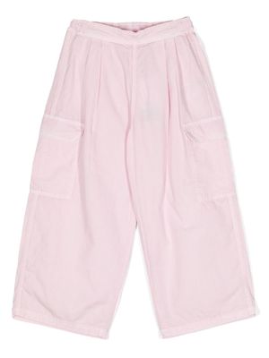 Molo straight-leg cotton trousers - Pink