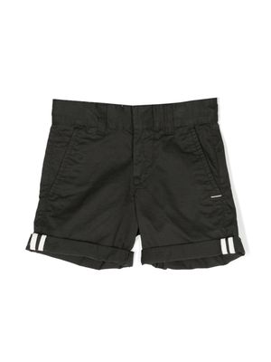 Molo stripe detail chino shorts - Black