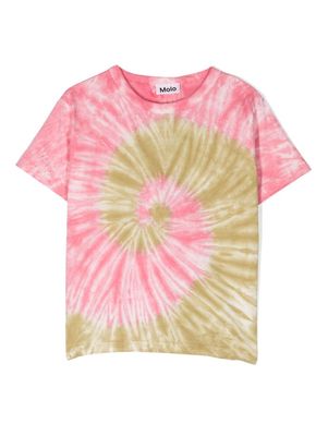 Molo tie-dye short-sleeved T-shirt - Pink