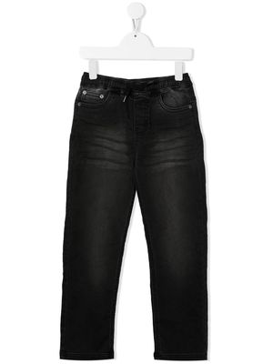 Molo washed straight-leg jeans - Black