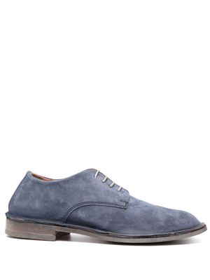Moma Allacciata lace-up suede brogues - Blue