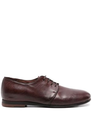 Moma Bufalo leather Oxford shoes - Brown