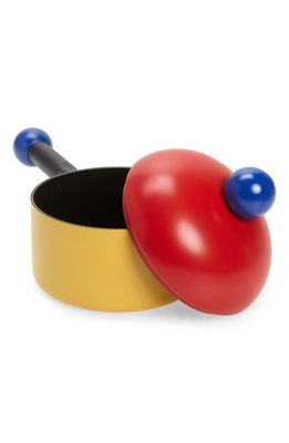 MoMA Design Store Bubble Saucepan & Lid in Red/Yellow Multi