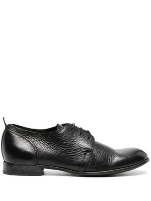 Moma grained-leather Oxford shoes - Black