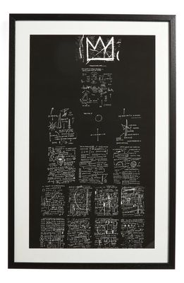 MoMA Jean-Michel Basquiat Tuxedo 1982-83 Framed Print in Multi